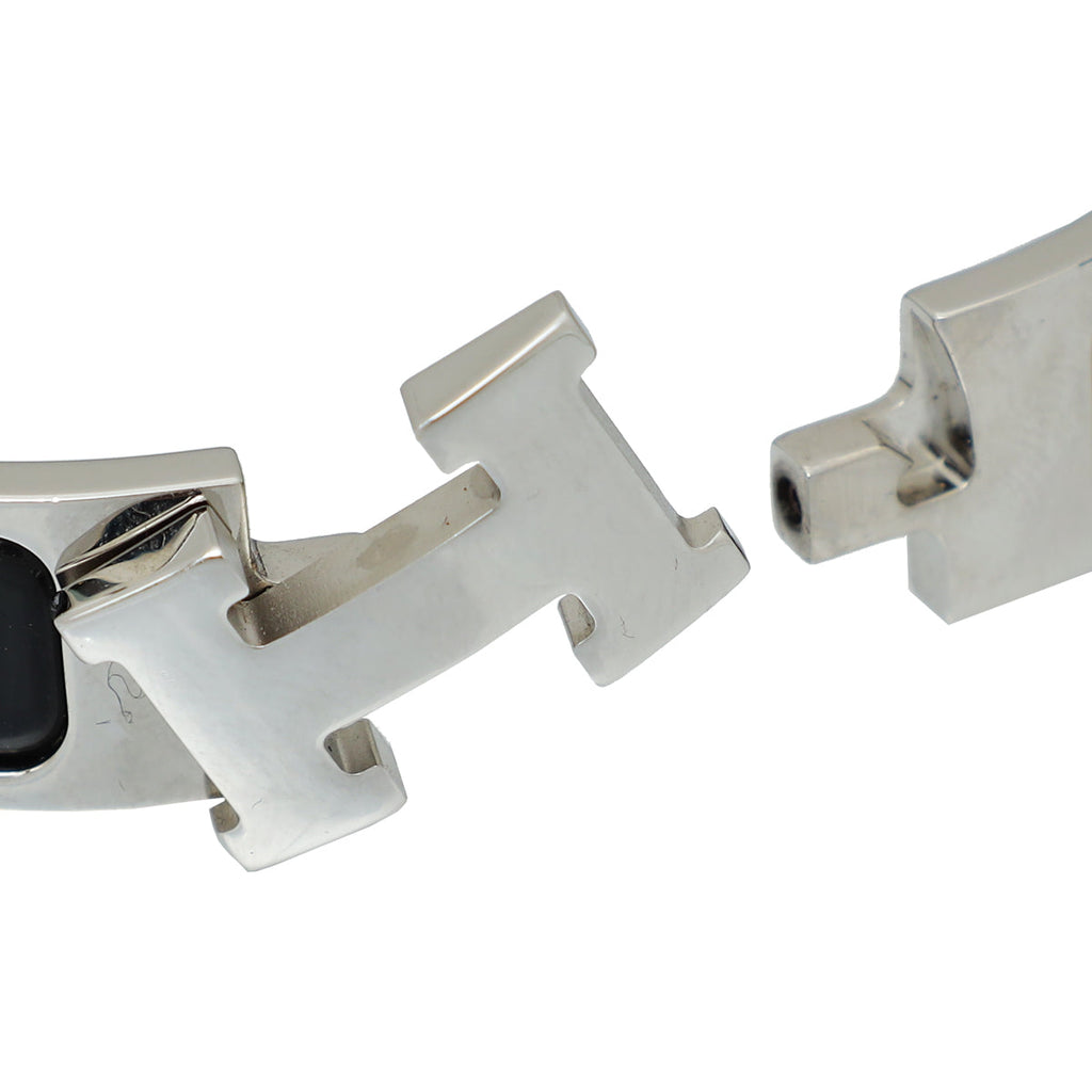Hermes Noir Clic H Bracelet