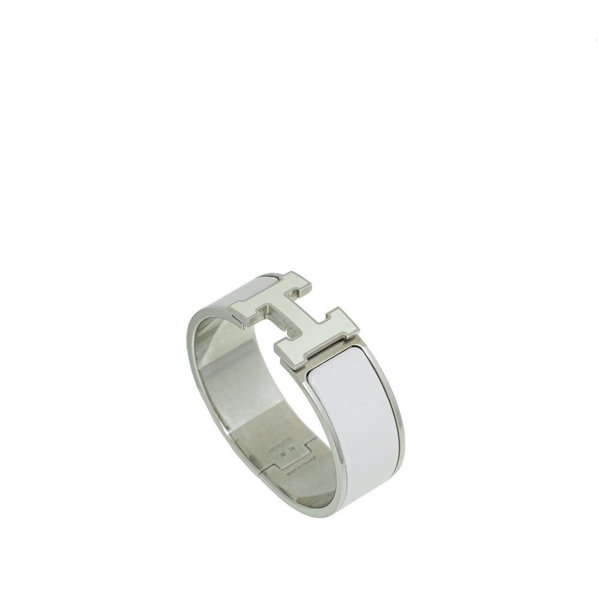 Hermes Blanc Clic Clac Pm Bracelet