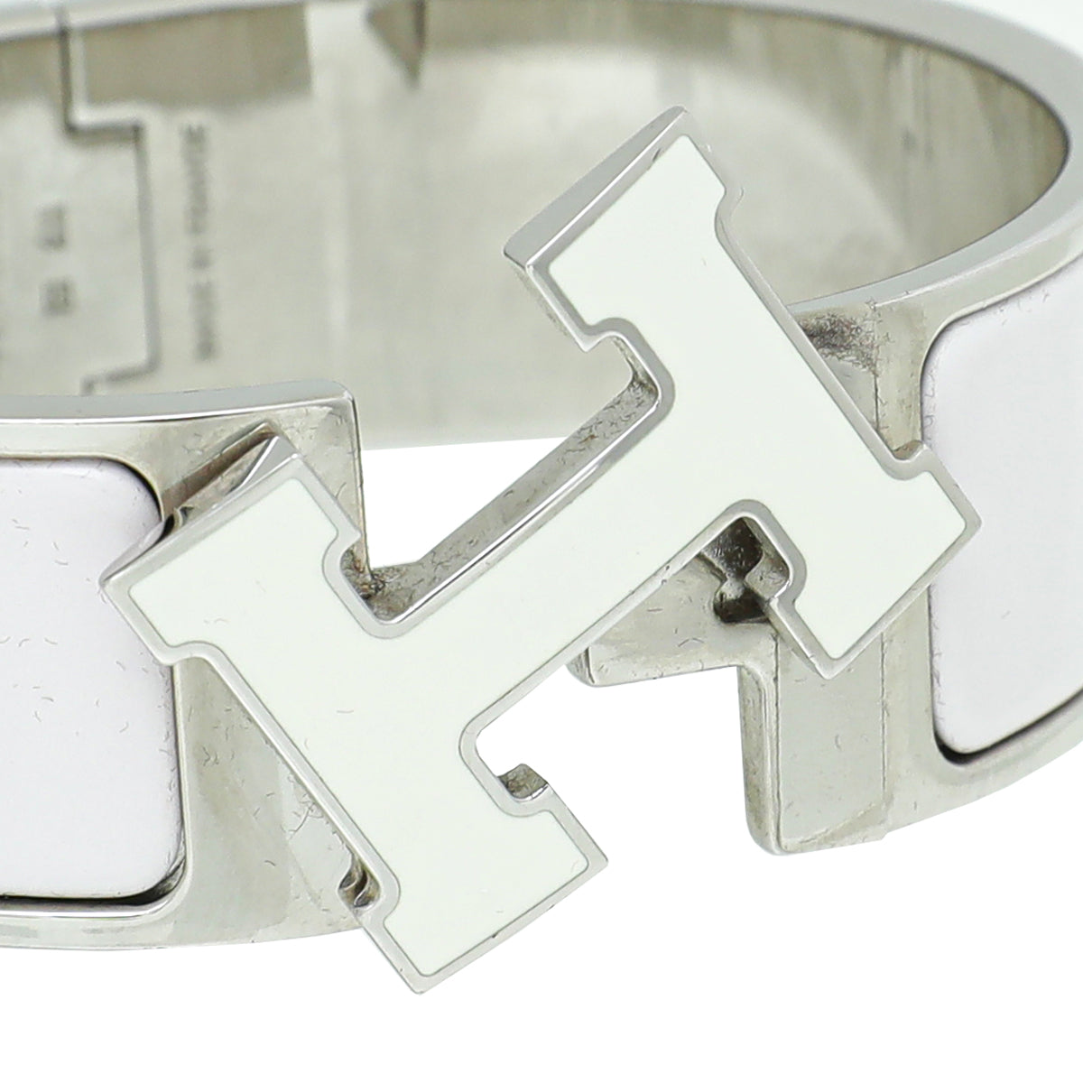 Hermes Blanc Clic Clac Pm Bracelet