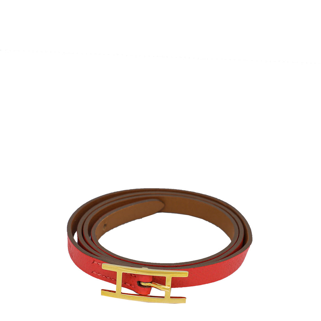Hermes Rose Jaipur Hapi Small 3 Bracelet