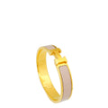 Hermes Rose Fever Clic H Bracelet