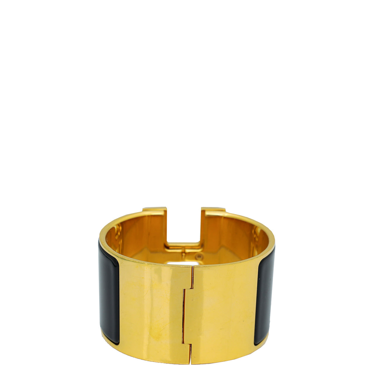 Hermes Noir Clic H XL Wide PM Bracelet