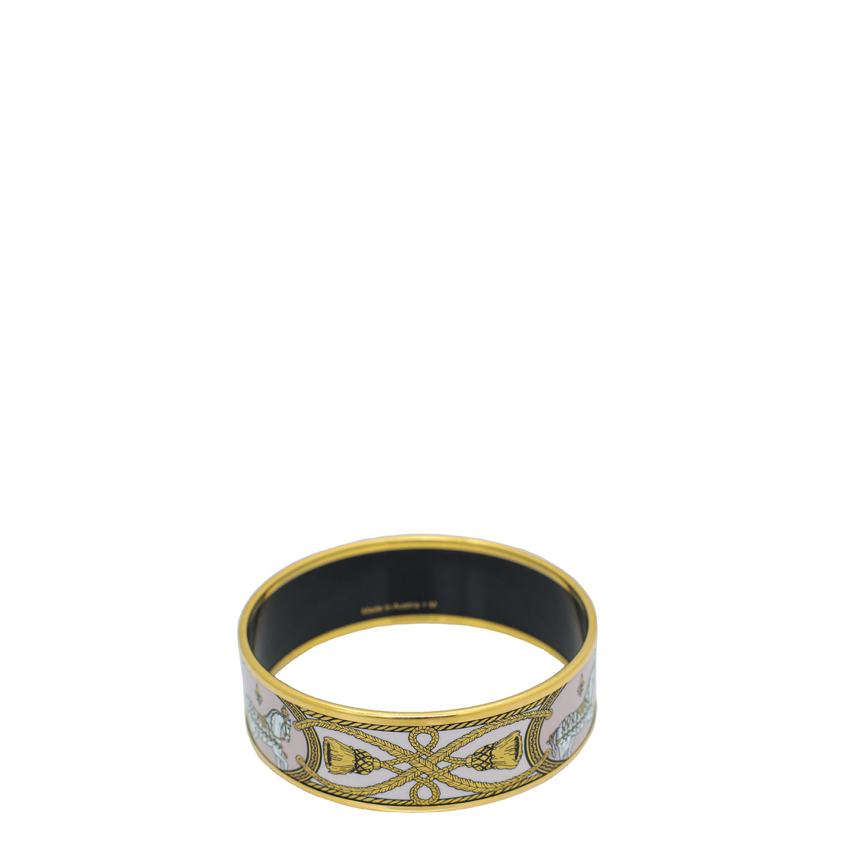 Hermes Light Pink Grand Apparat Medium Bangle