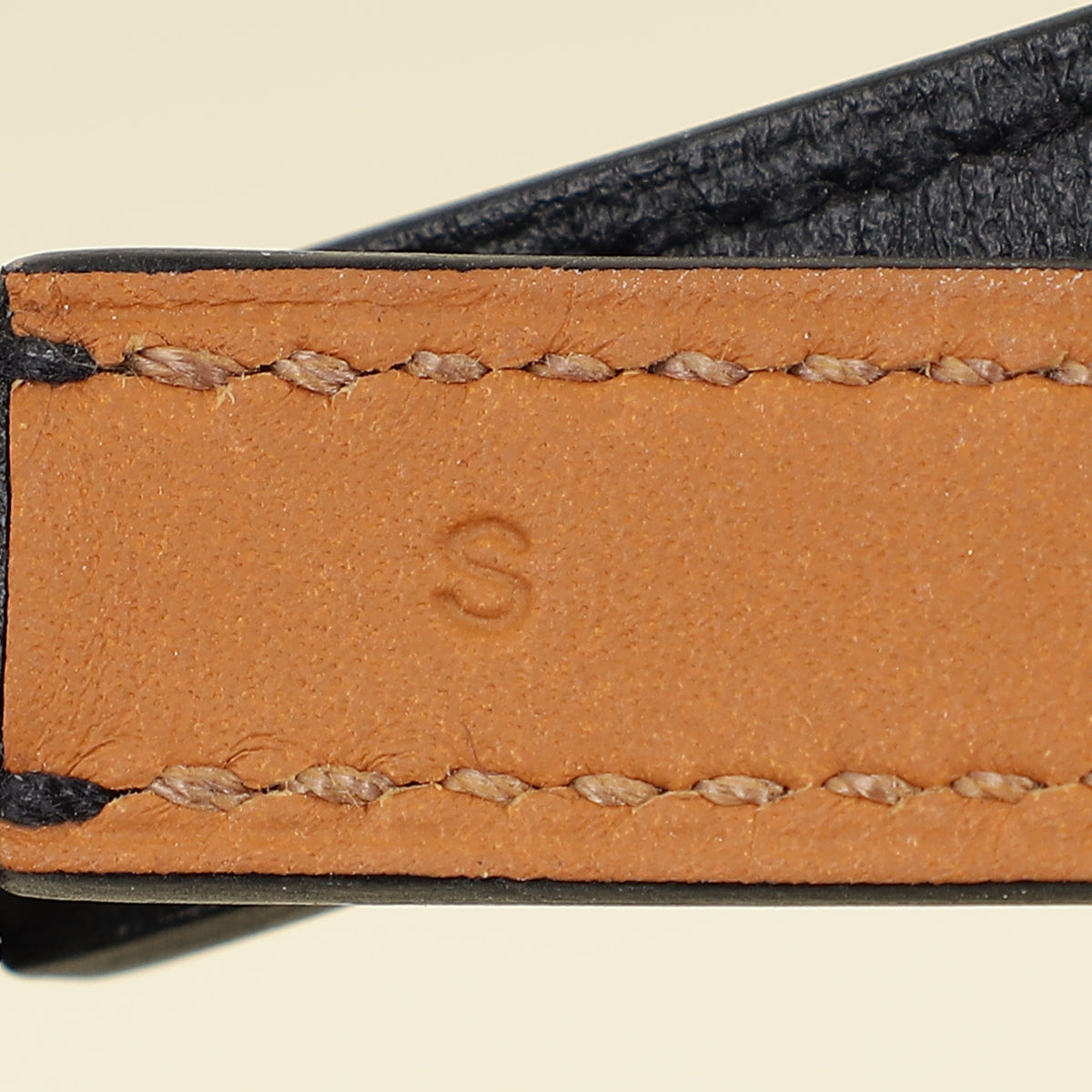 Hermes Noir Rivale Double Tour Bracelet