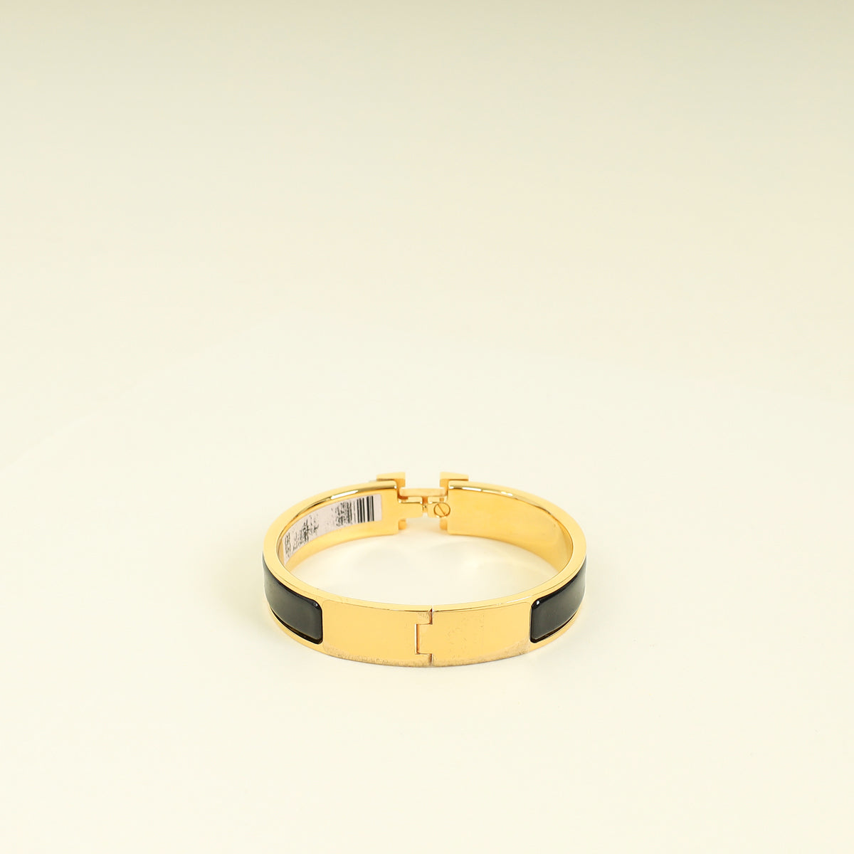 Hermes Noir Clic H Bracelet