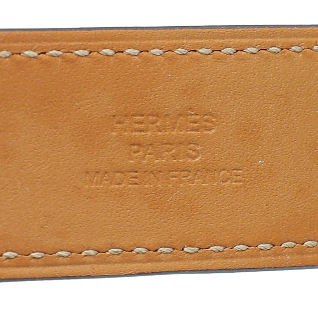 Hermes Rouge De Coeur Swift Collier de Chien 24 Bracelet