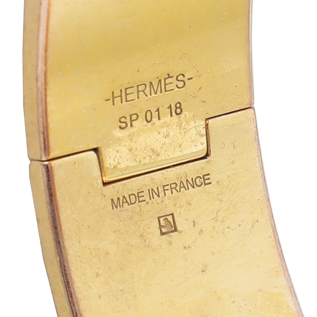 Hermes Marron Glacé Clic Clac H Bracelet