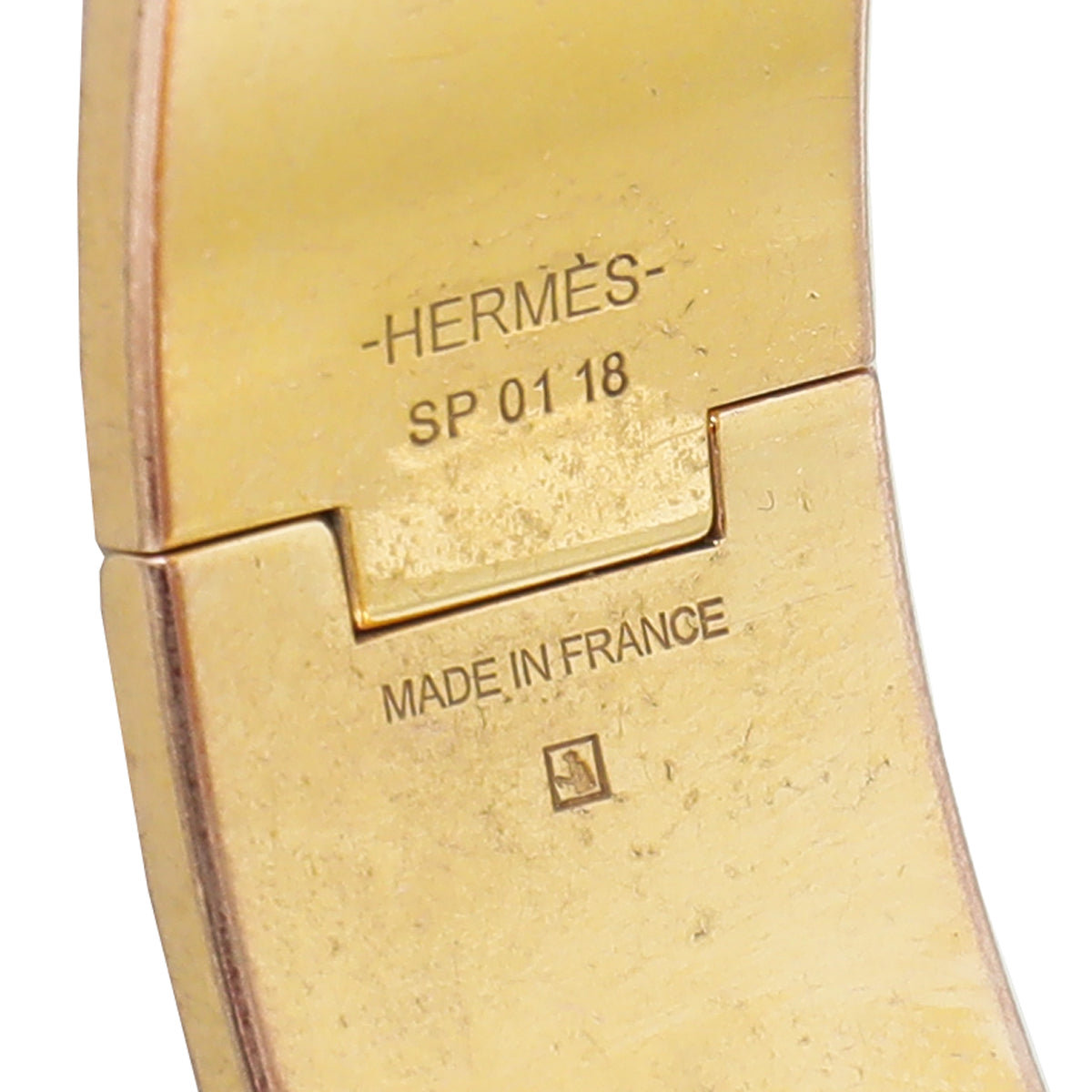 Hermes Marron Glacé Clic Clac H Bracelet