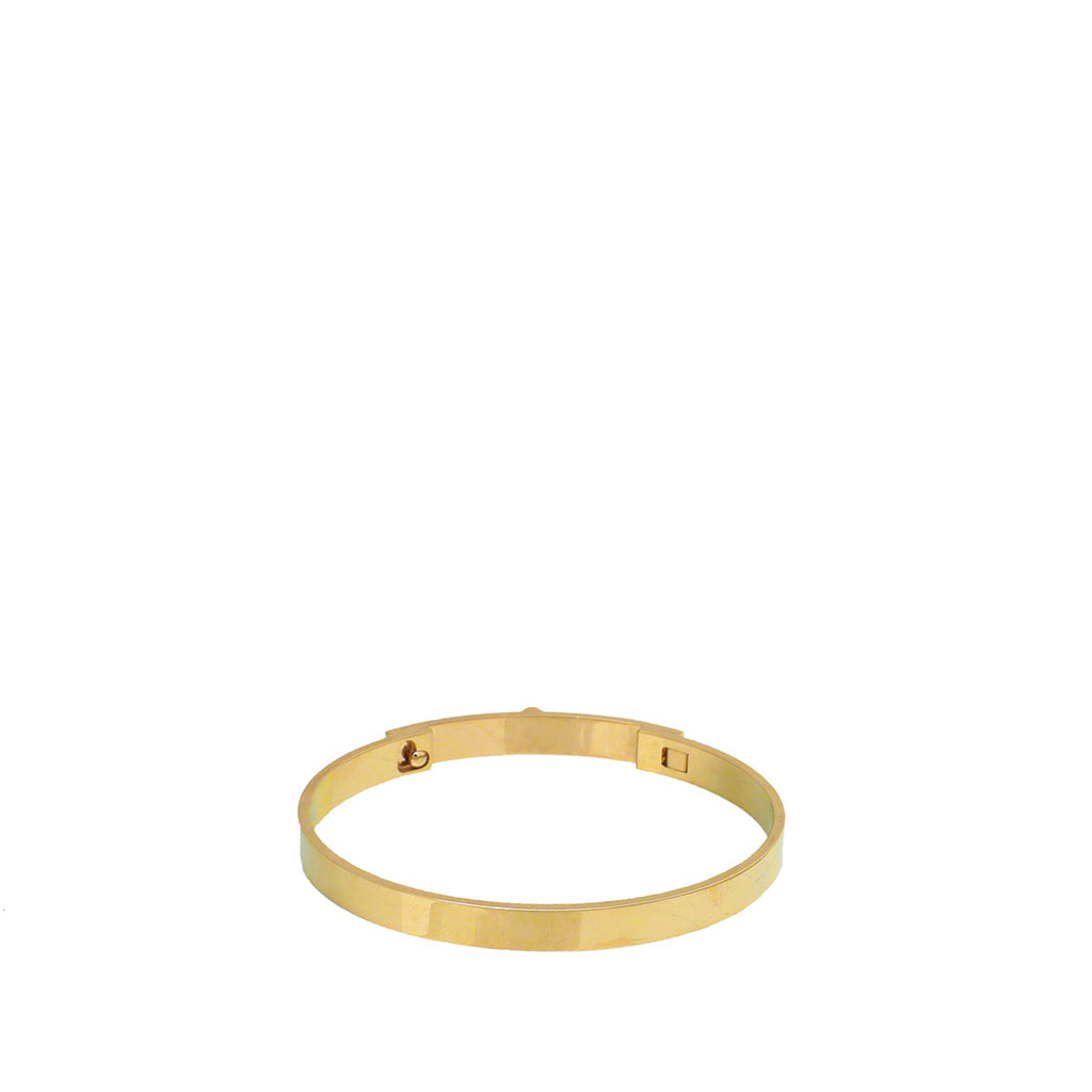 Hermes 18K Rose Gold ST Collier De Chien Small Model Bracelet
