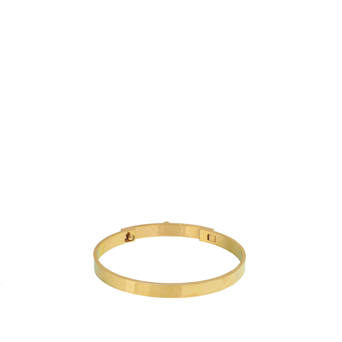 Hermes 18K Rose Gold ST Collier De Chien Small Model Bracelet