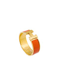 Hermes Orange Clic Clac Bracelet