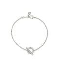 Hermes 18K White Gold Diamond Finesse Bracelet