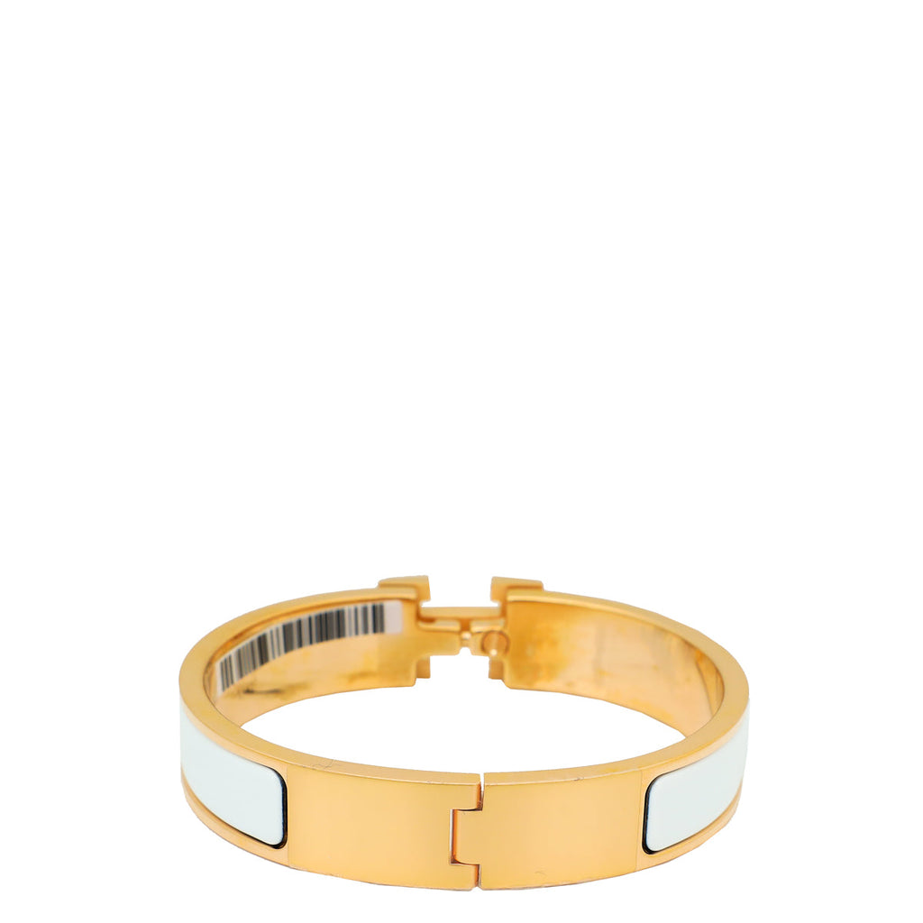 Hermes Blanc Clic H PM Bracelet