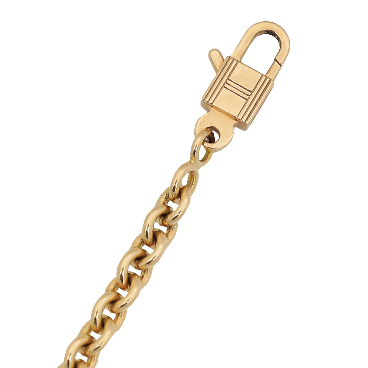 Hermes 18K Rose Gold Diamond Amulettes Constance Pendant Bracelet