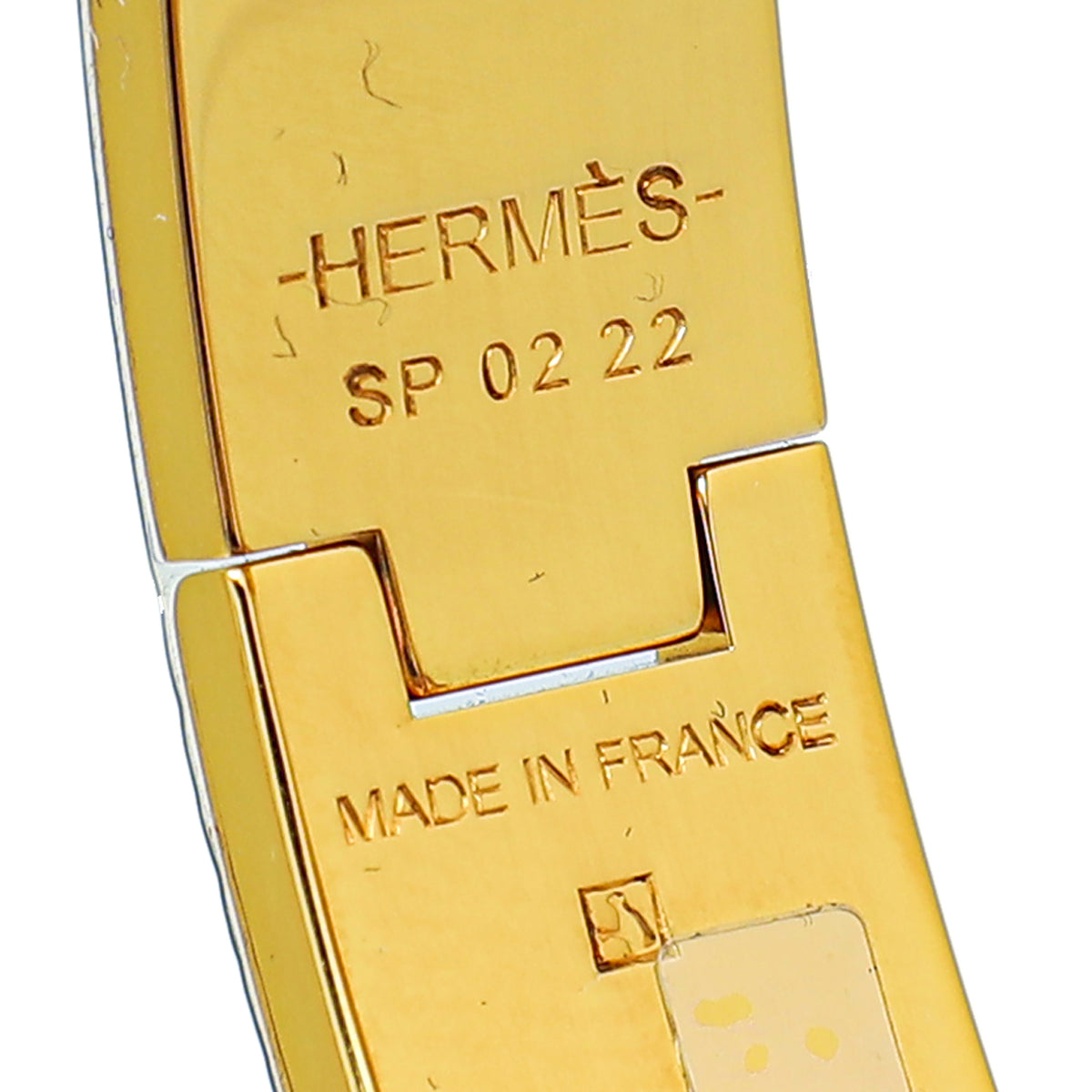 Hermes Chataigne Clic H Bracelet