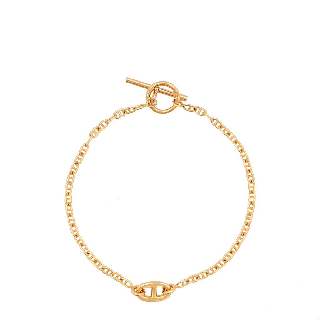 Hermes 18K Rose Gold Farandole Very Small Model Bracelet