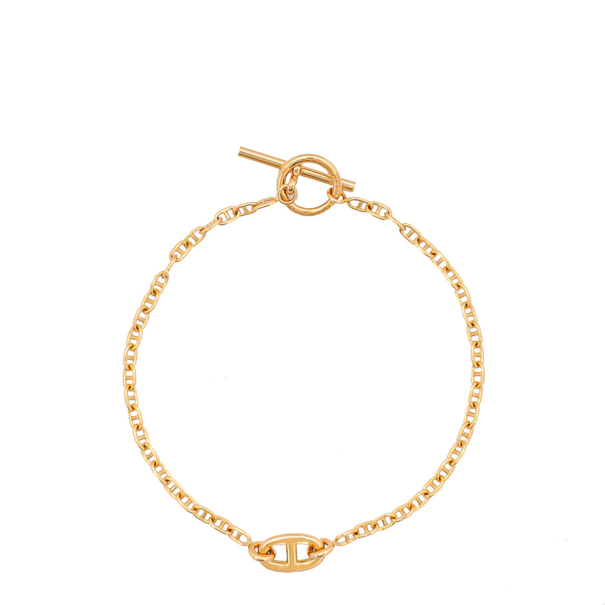 Hermes 18K Rose Gold Farandole Very Small Model Bracelet