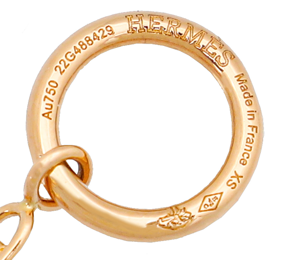 Hermes 18K Rose Gold Farandole Very Small Model Bracelet