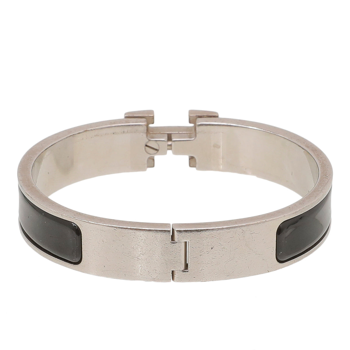 Hermes Black Clic H Bracelet