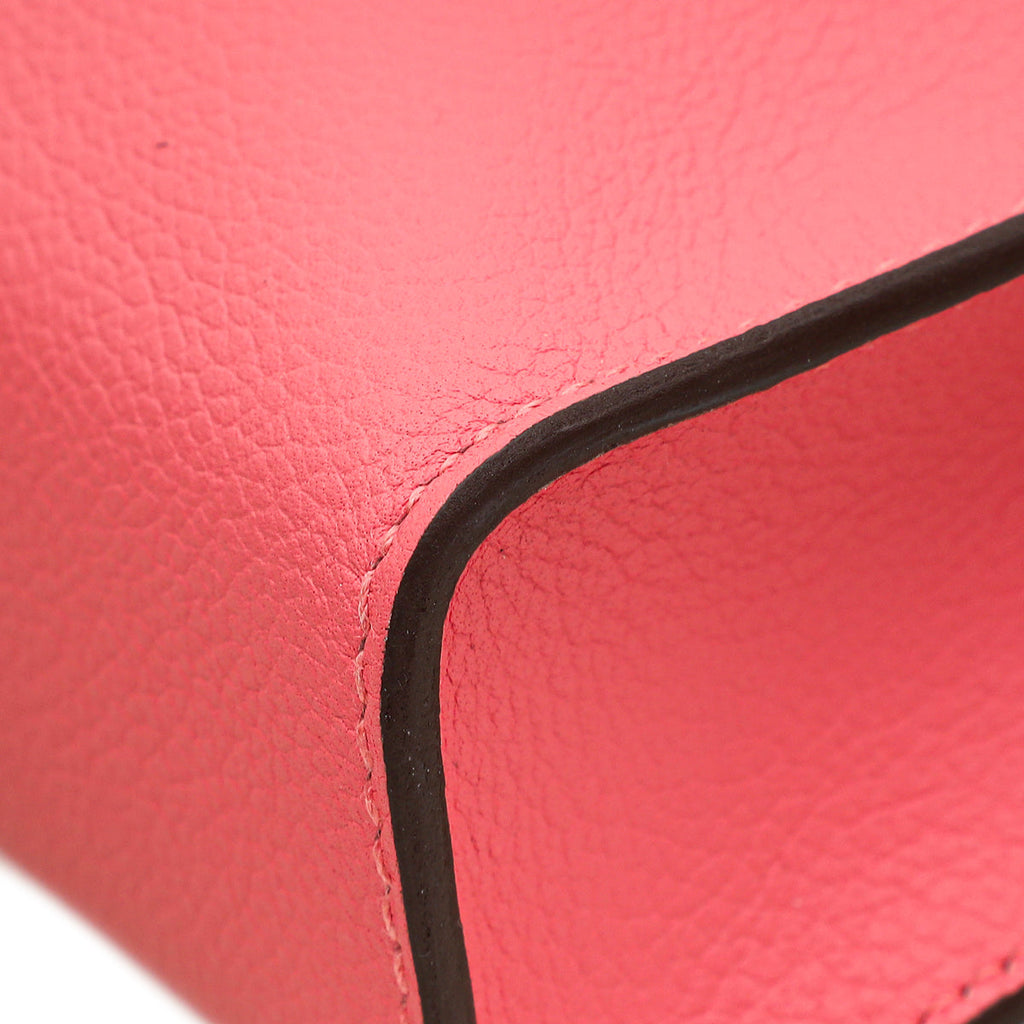 Hermes Rose Azalee Zipengo Chaine D'Ancre GM Pouch