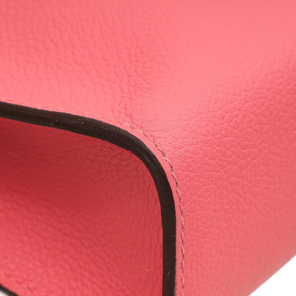 Hermes Rose Azalee Zipengo Chaine D'Ancre GM Pouch