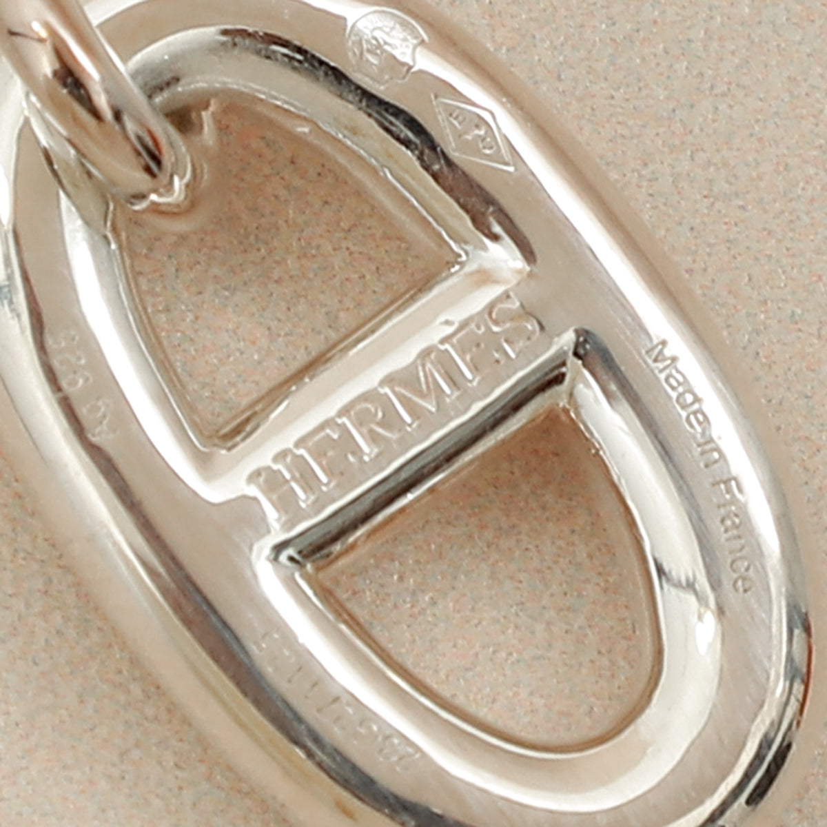 Hermes Silver Farandole Earrings, Medium Model