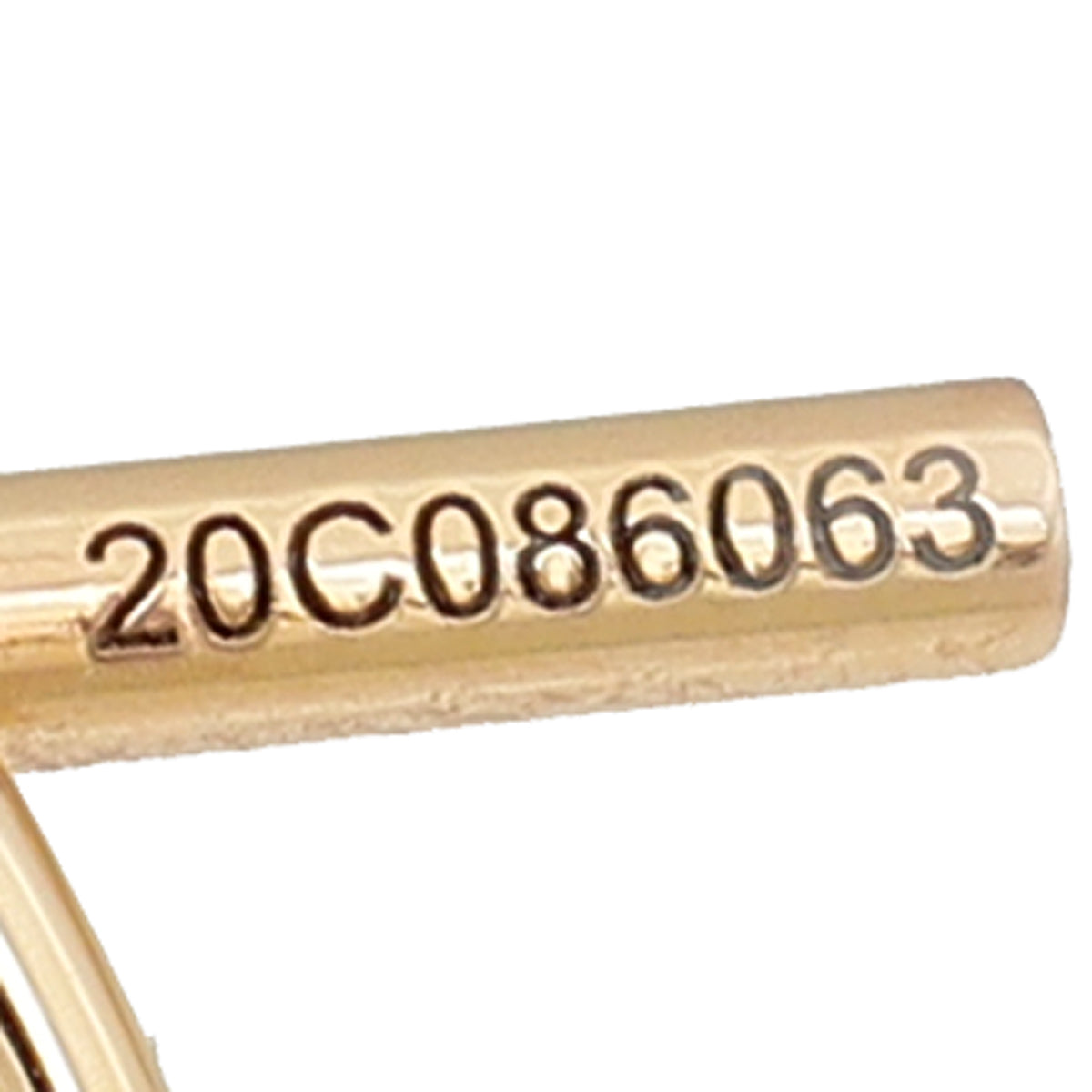 Hermes 18K Rose Gold Loop Earrings Small Model