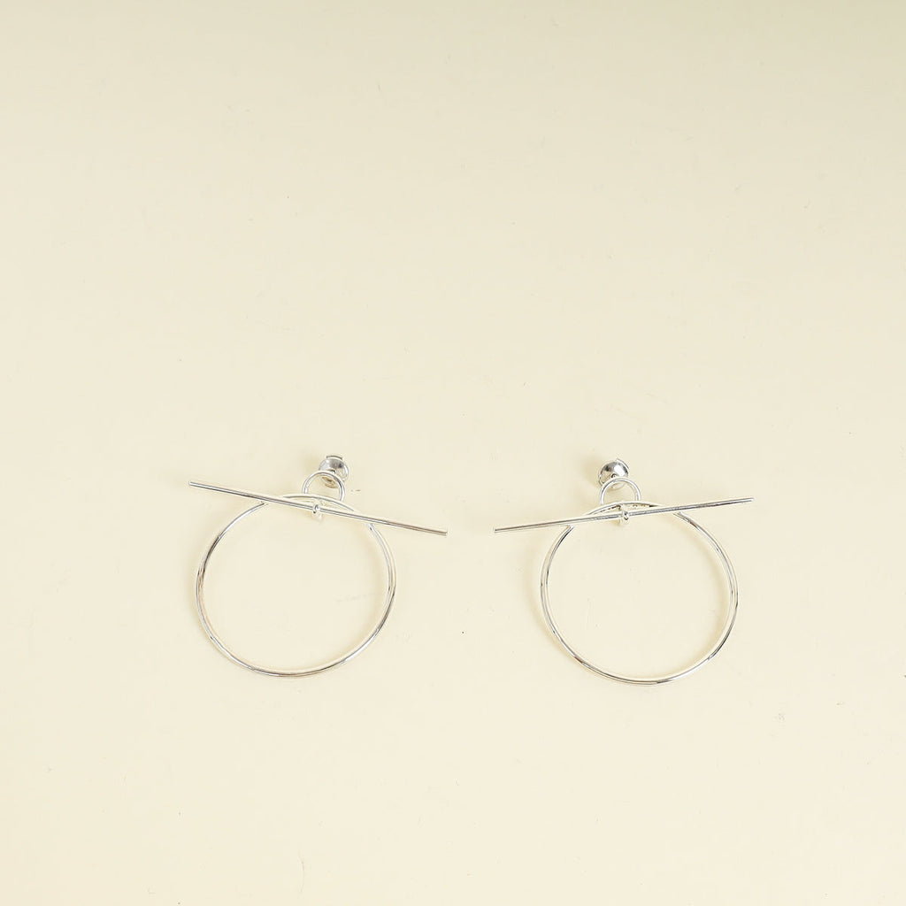 Hermes Loop Earrings, Medium Model