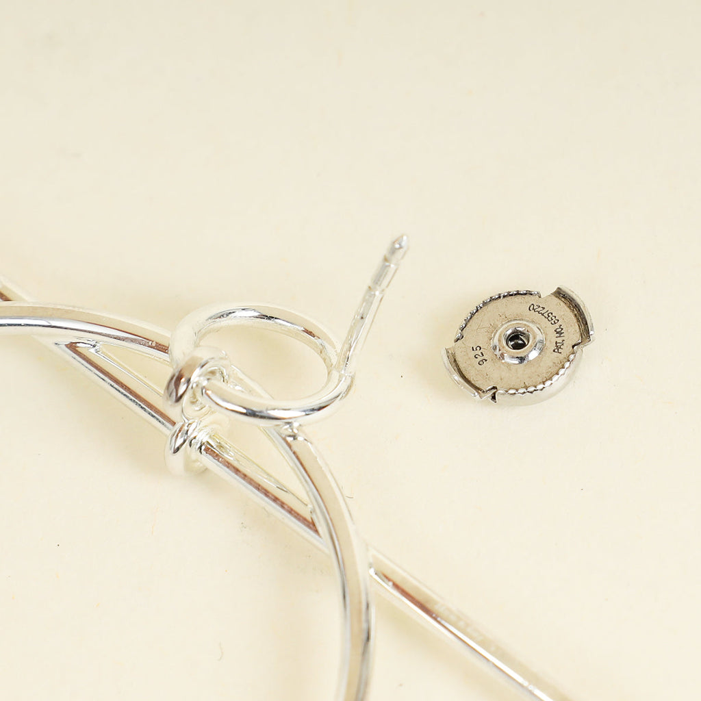 Hermes Loop Earrings, Medium Model