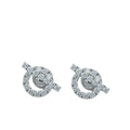 Hermes 18K White Gold Diamond Finesse Stud Earrings