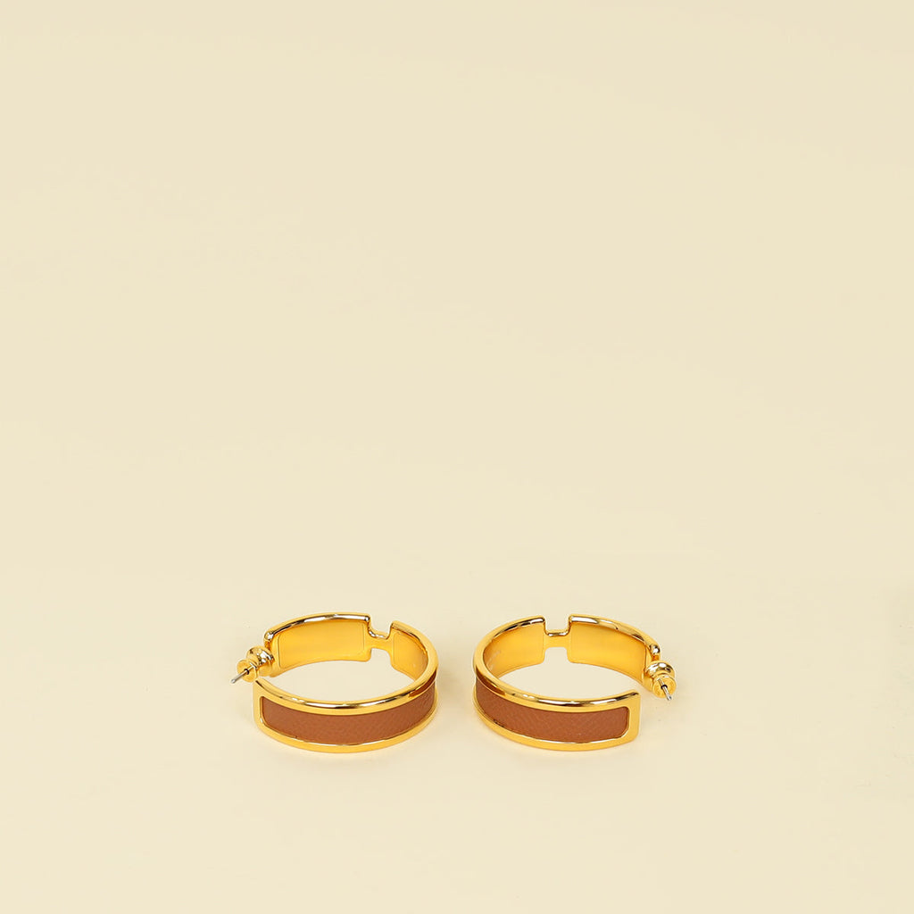 Hermes Gold Olympe Earrings