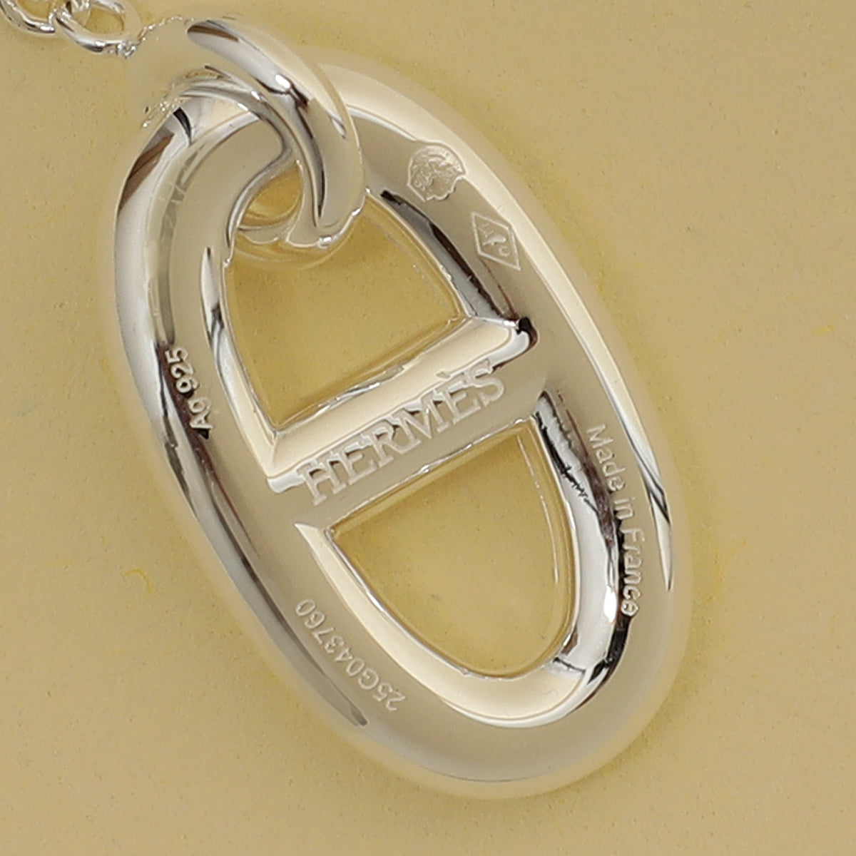Hermes Sterling Silver Medium Model Farandole Earrings