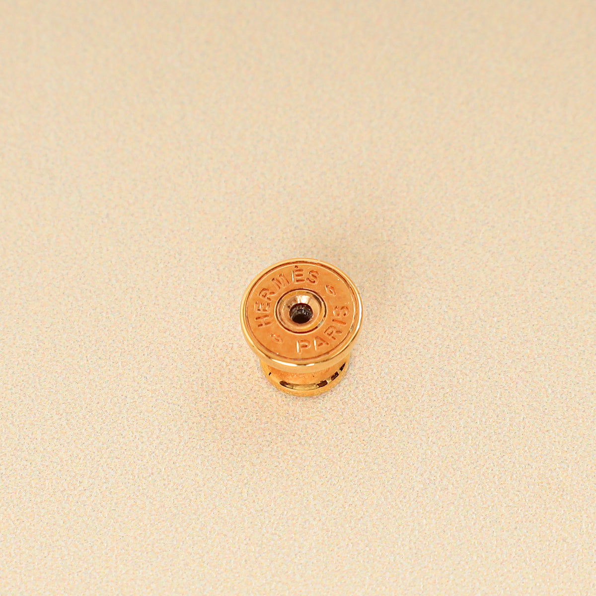 Hermes Orange Mini Pop H Earrings