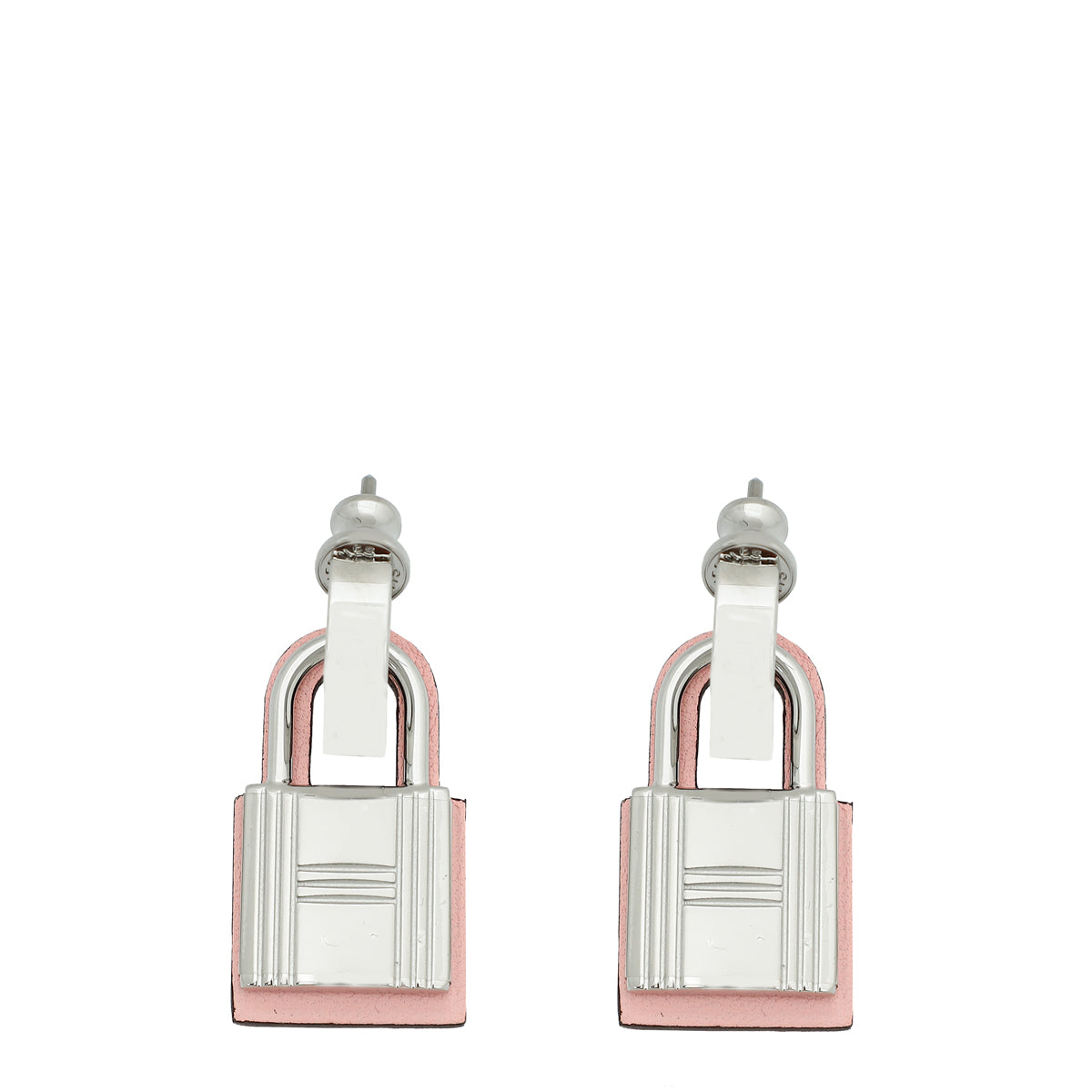 Hermes Rose Confetti O'Kelly Earrings