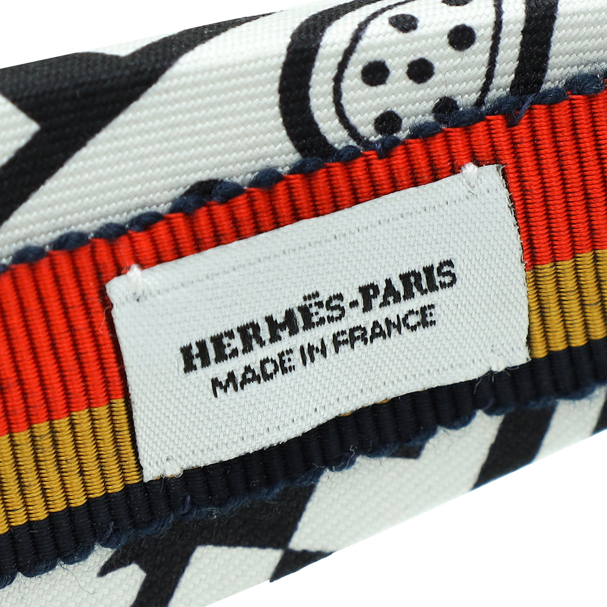 Hermes Bicolor Sangles en Zigzag Bandana Gina Headband