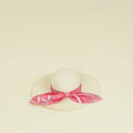 Hermes Pink Ingrid Zigzag Hat