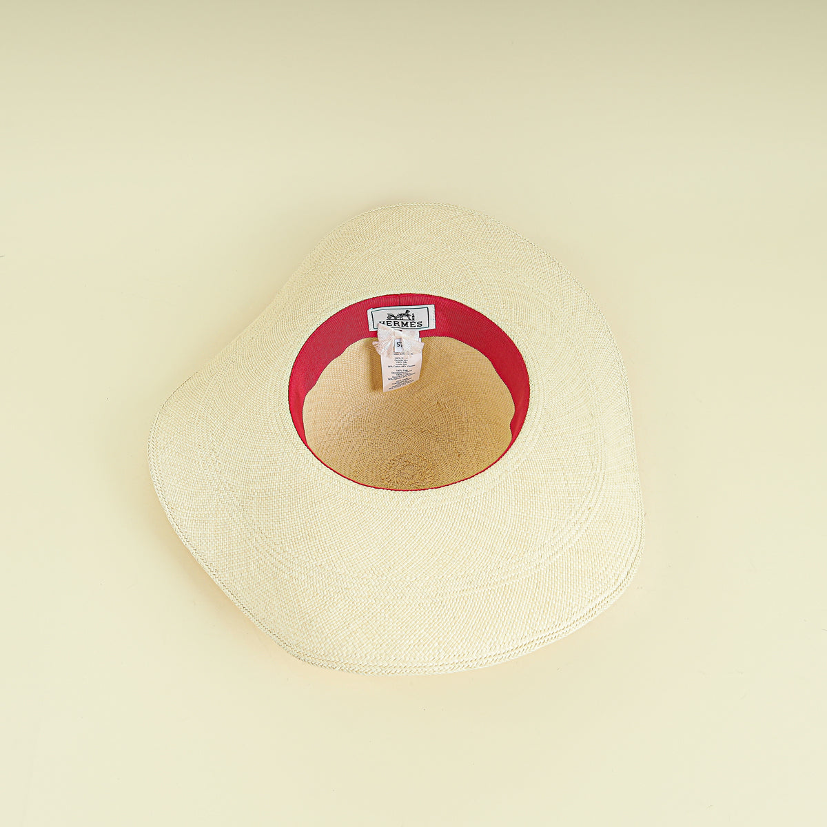 Hermes Pink Ingrid Zigzag Hat