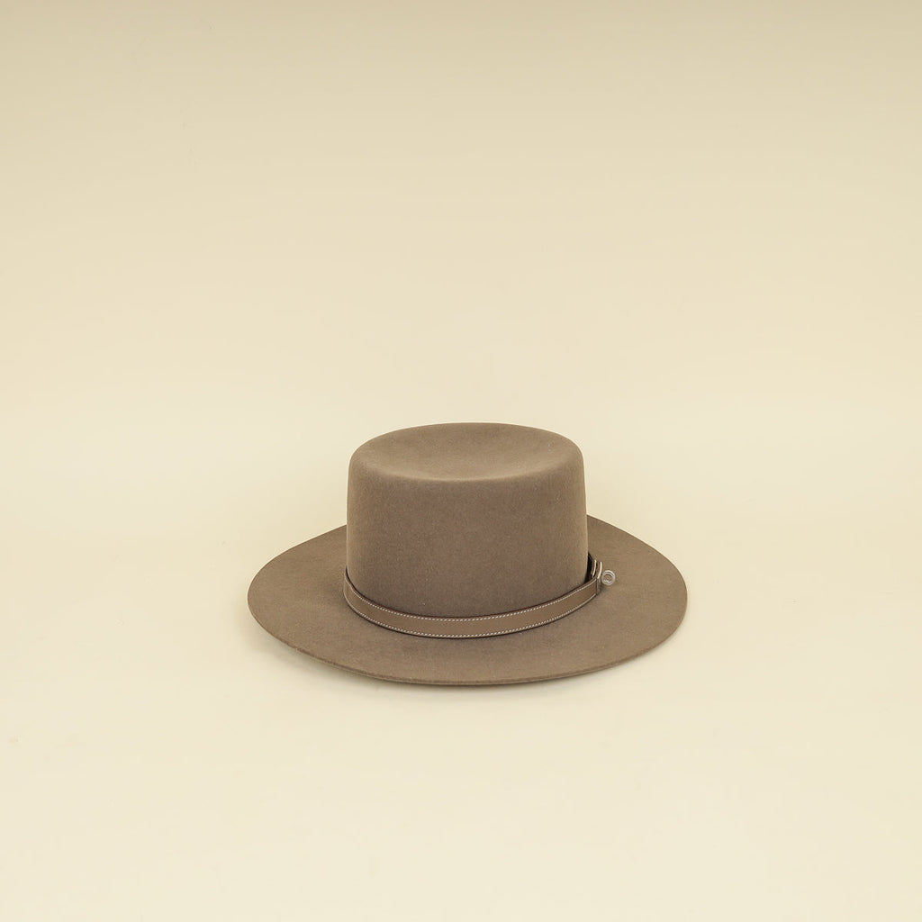 Hermes Etoupe Hampton Hat