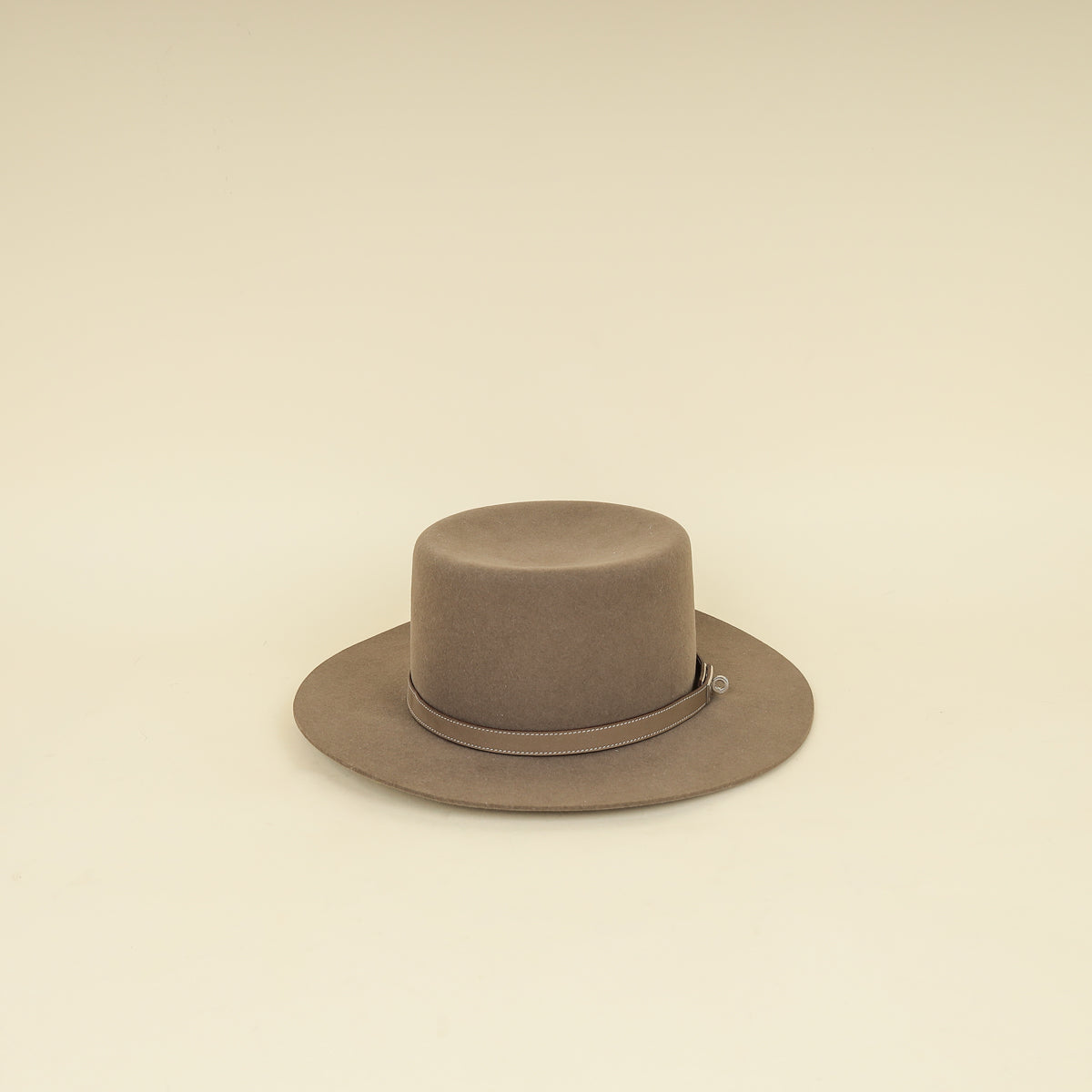 Hermes Etoupe Hampton Hat