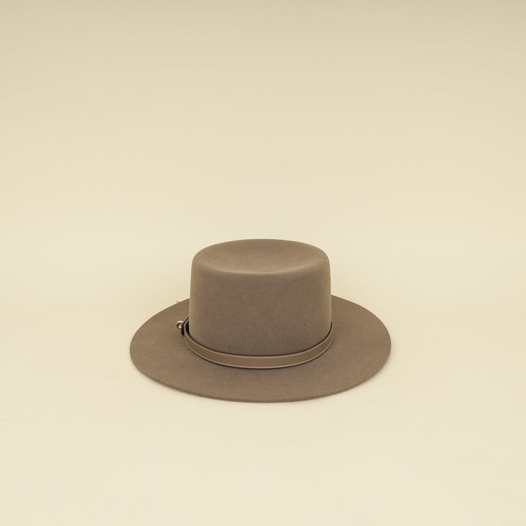 Hermes Etoupe Hampton Hat