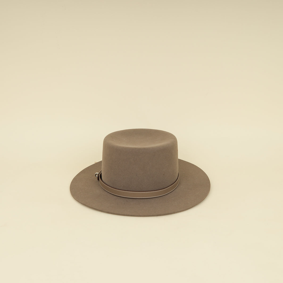 Hermes Etoupe Hampton Hat