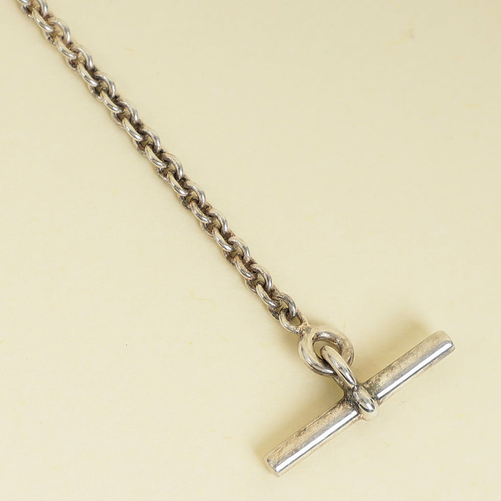Hermes Silver Sterling Amulettes Birkin Pendent Necklace