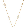 Hermes 18K Rose Gold Diamond Chaine D'ancre Contour Long Necklace
