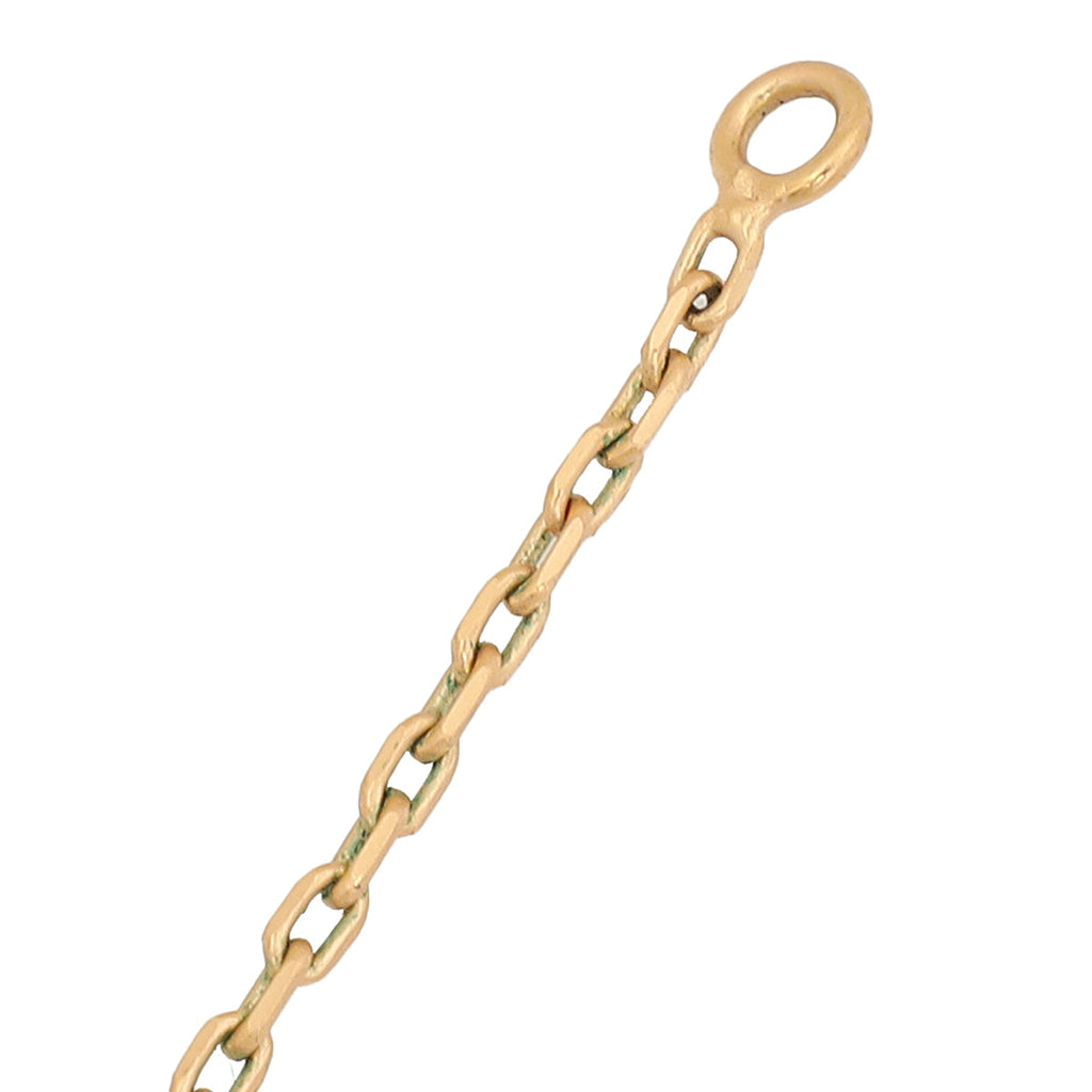Hermes Rouge Corail Eileen Pendant Necklace