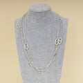 Hermes Sterling Silver Farandole 120 Necklace