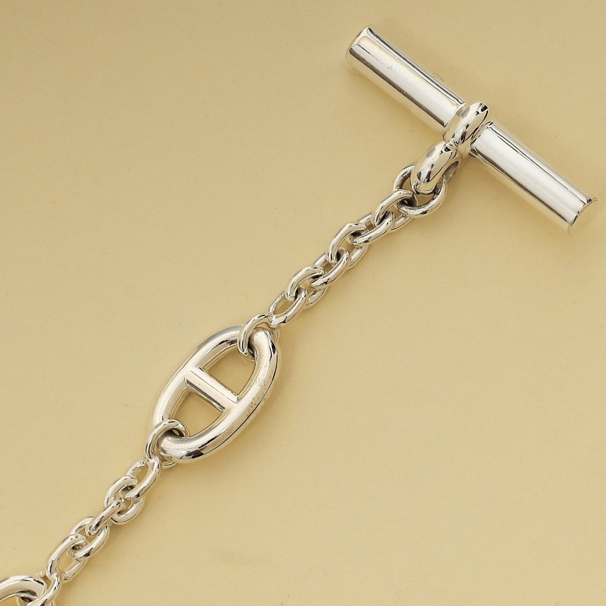 Hermes Sterling Silver Farandole 120 Necklace