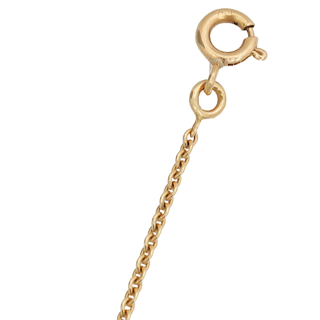 Hermes 18K Rose Gold Amulette Constance 65 Diamond Pendant Necklace