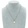 Hermes Sterling Silver Amulettes Hermès Ex-Libris Pendant Necklace