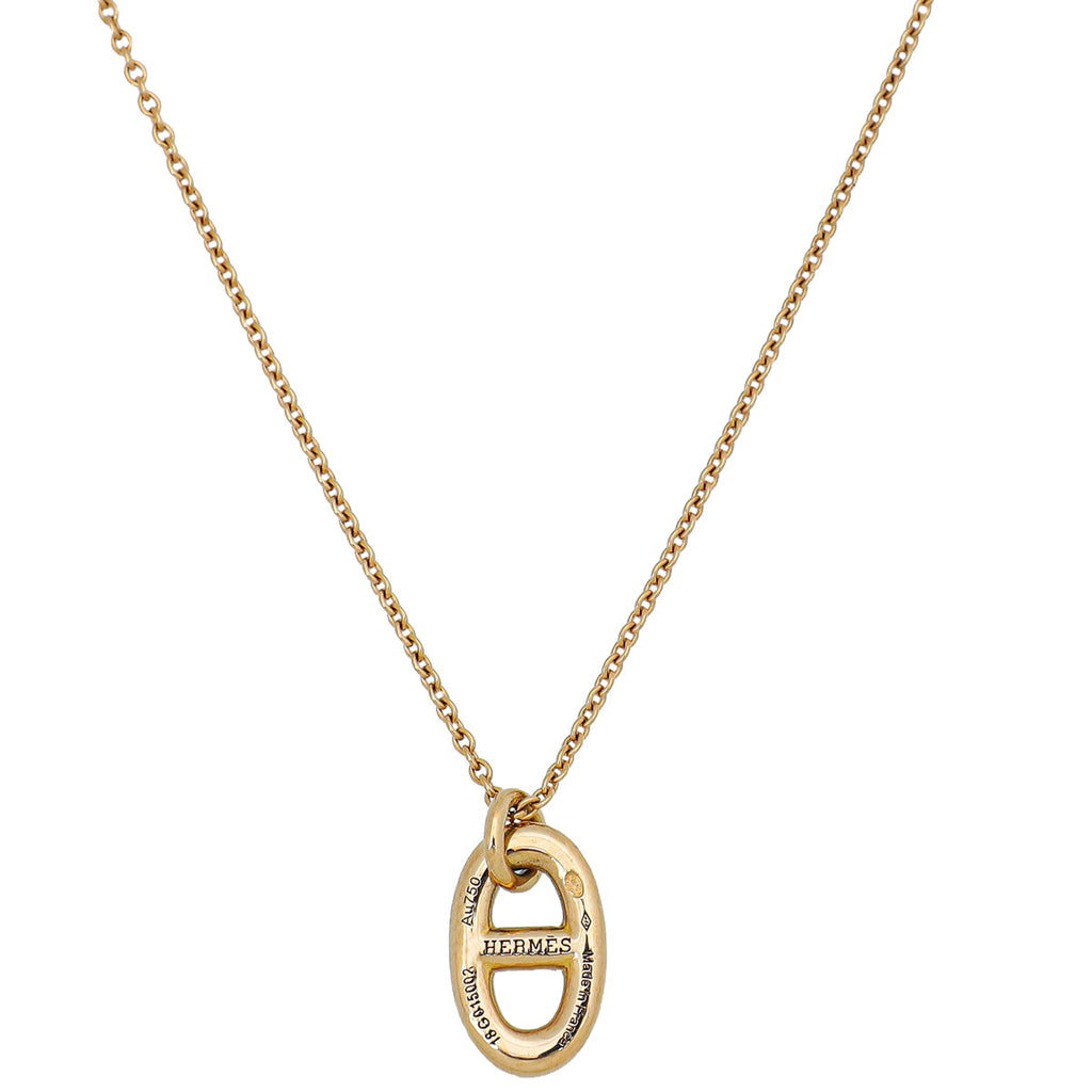 Hermes 18K Rose Gold Farandole Small Model Necklace