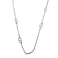 Hermes Sterling Silver Farandole 160 cm Long Necklace